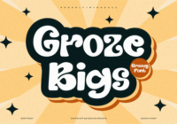 Groze Bigs Font - Featured Image