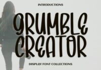 Grumble Creator Font - Featured Image