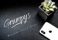 Grumpys Font - Featured Image