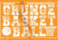 Grunge Basketball Font - Featured Image