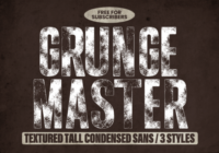Grunge Master Font - Featured Image