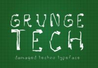 Grunge Tech Font - Featured Image