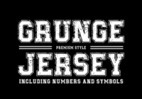 Grungejersey Regular Font - Featured Image