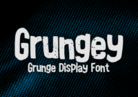 Grungey Font - Featured Image
