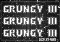 Grungy I I I  Font - Featured Image