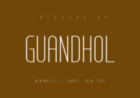 Guandhol Font - Featured Image