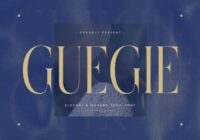 Guegie Font - Featured Image