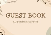 Guest Book Font - Featured Image