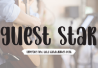 Guest Star Font - Featured Image