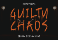 Guilty Chaos Font - Featured Image