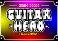 Guitar Hero Font - Featured Image