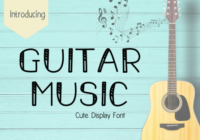 Guitar Music Font - Featured Image