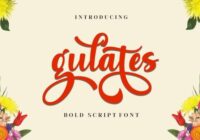 Gulates Font - Featured Image