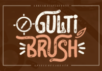Gulti Brush Font - Featured Image