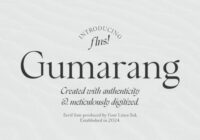 Gumarang Font - Featured Image