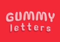 Gummy Letter Font - Featured Image