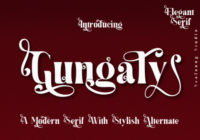 Gungaly Font - Featured Image