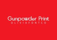 Gunpowder Print Font - Featured Image