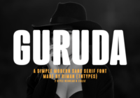 Guruda Font - Featured Image