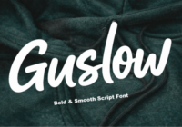 Guslow Font - Featured Image