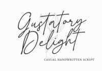 Gustatory Delight Font - Featured Image
