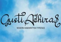 Gusti Adhira Font - Featured Image