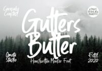 Gutters Butter Font - Featured Image