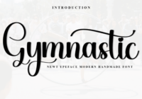 Gymnastic Font - Featured Image