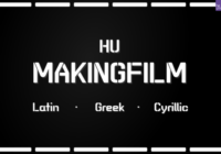 HU Makingfilm Font - Featured Image