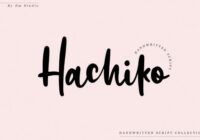 Hachiko Font - Featured Image