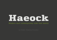 Haeock Family Font - Featured Image