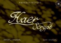 Haer Script Font - Featured Image
