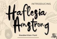 Haflesia Amstrong Font Font - Featured Image
