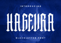 Hagevra Font - Featured Image