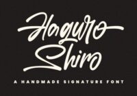 Haguro Shiro Font - Featured Image