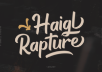 Haigl Rapture Font - Featured Image