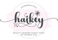 Haikey Font - Featured Image