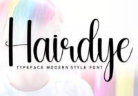 Hairdye Font - Featured Image