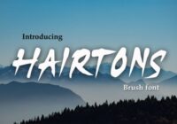 Hairtons Font - Featured Image