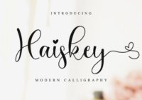 Haiskey Font - Featured Image