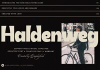 Haldenweg Font - Featured Image