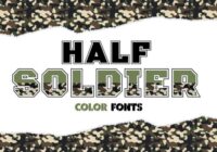Half Soldier Font - Featured Image
