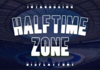 Halftime Zone Font - Featured Image