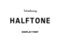 Halftone Font - Featured Image