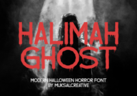 Halimah Ghost Font - Featured Image
