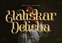 Haliskar Delisha Font - Featured Image
