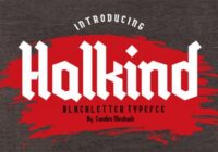Halkind Font - Featured Image