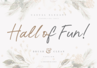 Hall of Fun Font - Featured Image