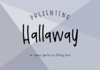 Hallaway Font - Featured Image