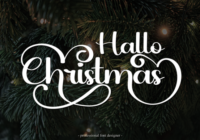 Hallo Christmas Font - Featured Image
